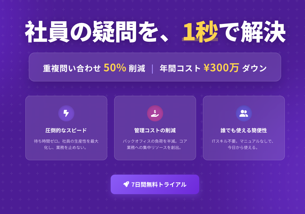 YuiChat - 社員の疑問を1秒で解決